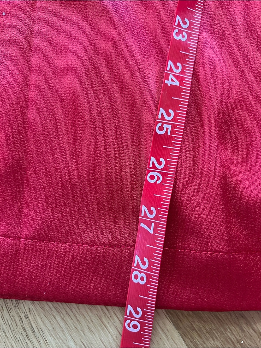 High-Waist Wide-Leg Women's Pants in Red - Picture 4 of 8